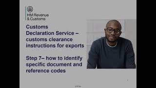 Customs clearance instructions for exports – Step 7 – specific document and reference codes [upl. by Alcock]