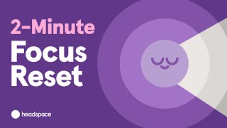 Free 2Minute Quick Focus Reset Meditation Regain Focus to Work Study or Get Tasks Done [upl. by Ahsap]