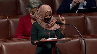 Rep Ilhan Omar delivers impassioned speech as House debates removing Greene from committees [upl. by Cormack889]