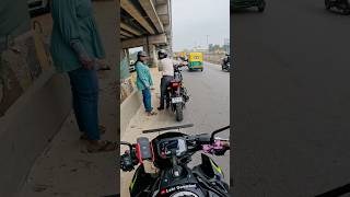 No petrol on roadakka you’re a celebrity 😂🙏🏻 bengaluru lekigoswami z900 [upl. by Merry]