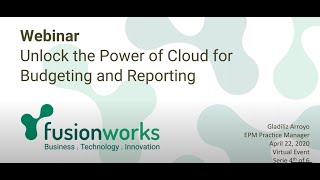 Part 4  Unlock Business Efficiency Prophix Cloud Budgeting amp Planning with Fusionworks [upl. by Malas]