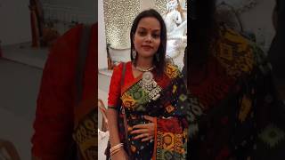 Gold Pinter saree pore 30seconstatus statusitzpappu shortstrendingdurga Pujasongviralsong [upl. by Selij702]