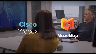 Cisco Webex amp MazeMap  Plan for a Safe Return to the Office [upl. by Pall555]