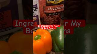 Ingredients for my Baked Beans [upl. by Athenian]