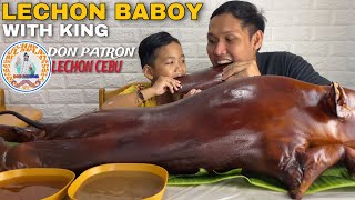 17KGS LECHON BABOY MUKBANG WITH KING [upl. by Treacy]