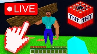 Minecraft Streamer VS Viewers TNT Game minecraftlivestream [upl. by Verge]