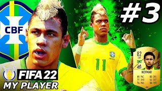 NEYMAR DEBUT FOR BRAZIL🔥🇧🇷  FIFA 22 Neymar Player Career Mode EP3 [upl. by Sheldon354]