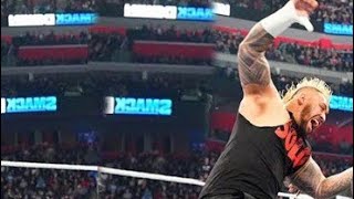 Solo Sikoa gives warning to Roman Reings amp Jimmy Uso not to stick nose in my business Smackdown [upl. by Eimas]