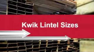 Kwik Lintel  Sizes [upl. by Aihsenet]