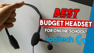 Best Budget Headset for Online Classes  Logitech H111 Review w Mic Test [upl. by Nnauol]