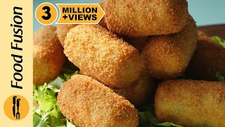 Chicken Potato Croquettes Recipe By Food Fusion [upl. by Mcspadden]