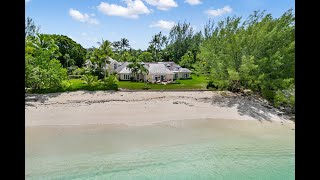 Stunning Beachfront Home in Lyford Cay Nassau  Bahamas Sothebys International Realty [upl. by Marianna]