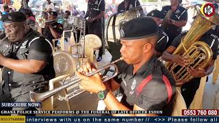 How Ghana Police Performed At The Final Funeral Rites Of Late Officer Eshun Gideon In Kade Was WOW [upl. by Animlehliw]