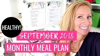 Whole30 HEALTHY Monthly Meal Plan on a Budget  Breakfast  Lunch  Dinner FREE PRINTABLE Meal Plan [upl. by Atcliffe]