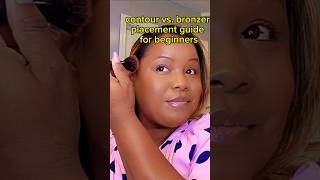 HOW TO BRONZER AND CONTOUR BEGINNERS GUIDE makeup makeuptutorial makeupartist beauty fyp fy [upl. by Ecirum]