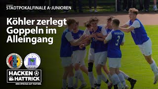 Stadtpokalfinale der AJunioren SPG HellerauReichenbergRähnitz vs SG Gebergrund Goppeln [upl. by Etnoj968]