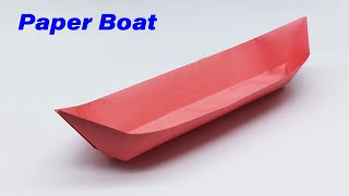 How To Make Paper Boat  Origami boat  Easy Paper Boat [upl. by Antipus]