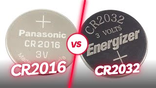 CR2016 vs CR2032 Batteries What are the Differences [upl. by Viddah985]