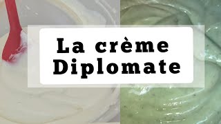 Comment faire la crème diplomate  Crème idéale pour entremets [upl. by Gierc749]