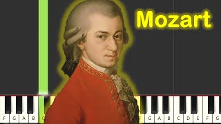 Learn How To Play Mozart The Marriage of Figaro With This Piano Tutorial [upl. by Ibbor]