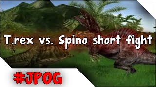 JPOG SPINOSAURUS VS TREX SHORT [upl. by Ashok]