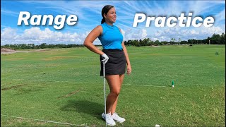 Driving Range Golf Practice ⛳️ Working on Consistency ⛳️ [upl. by Udelle]