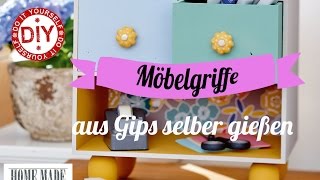 How To I Möbelgriffe selber machen I Deko Inspirationen Selbstgemacht [upl. by Carmina]