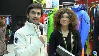 Spyder Abbigliamento da sci 20132014  Intervista ad Elisabetta Tonello [upl. by Ateuqal]