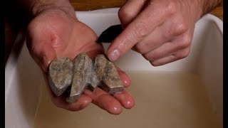 Beginner Soapstone Carving Bison How To Tutorial Great for all ages [upl. by Sissy]