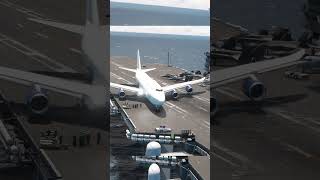 Amazing Boeing 747 takeoff from Short Carrier [upl. by Maag]