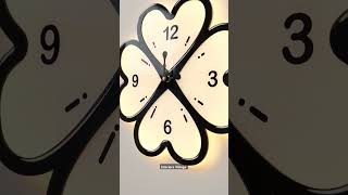 Amazing Wall Clock 🥰 decoration homedecor youtubeshorts clock shorts foryou trend [upl. by Lassiter]