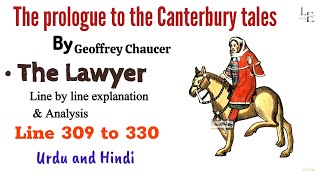 The Lawyer in Chaucers quotThe Canterbury Talesquot Line 309 to 330 Explained [upl. by Devin359]