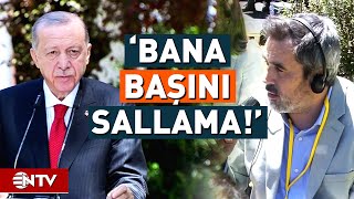 Erdoğandan Selahattin Demirtaşı Soran İspanyol Gazeteciye Sert Uyarı  NTV [upl. by Curtice107]