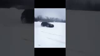 VW Golf MK4 R32 Snow Drifting [upl. by Ymled519]