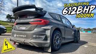 THIS 612BHP 100 ELECTRIC RALLYCROSS FIESTA IS PURE INSANITY [upl. by Ajiam934]