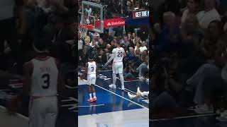 Luka Doncic Insane Bounce Pass To Klay Thompson lukadoncic klaytn nba dallasmavs [upl. by Thorrlow]