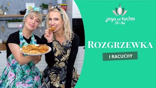 Rozgrzewka i racuchy 🥞  JOGA OD KUCHNI Oli i Asi  Ola Żelazo amp Asia KowalczykBednarczyk [upl. by Vona795]