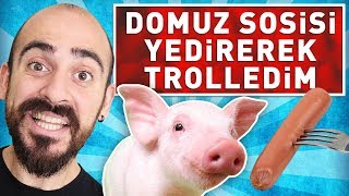 DOMUZ SOSİSİ YEDİREREK TROLLEDİM [upl. by Nosniv598]