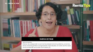 Operación Renta AT2021 Nueva Declaración Jurada 1948 sobre retiros y dividendos  RentaTips [upl. by Adyl]