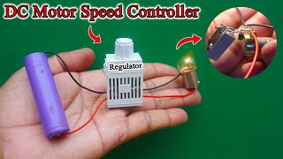 How To Make A DC Motor Speed Controller At Home  DIY DC Motor Speed Controller  Speed Controller [upl. by Eitac753]