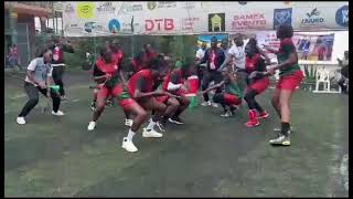 Kenya catchball ladies team fun time after Game AngukaNayoDance [upl. by Even]