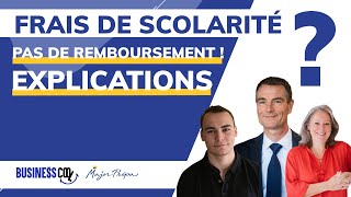 Écoles de commerce  pas de remboursement des frais de scolarité  Les explications [upl. by Prudi930]