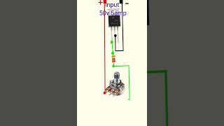 electrician video  voltage regulator circuit  0  60v variable power supply  shorts video [upl. by Ahsinut]