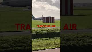 TRANSAVIA LANDING SCHIPHOL AMSTERDAM [upl. by Sixela]