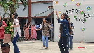 dance by senior students on teachers day at loyola kunkuri cg [upl. by Nennerb888]