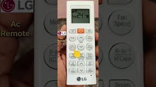 LG Ac Remote Control Full Function  lgacremote lgac [upl. by Nnel]