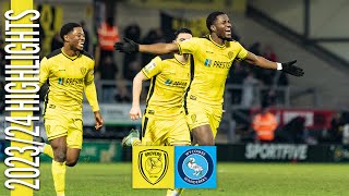 202324 HIGHLIGHTS  Burton Albion v Wycombe Wanderers [upl. by Ocramed505]