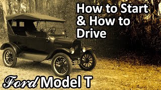 Ford Model T  How to Start amp How to Drive [upl. by Eldrid]