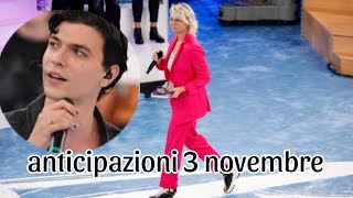 Amici Spoiler 3 novembreTrigno verso l espulsione ospiti e Sfide [upl. by Vinna]