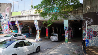 Driving the Krog Street Tunnel in Altanta [upl. by Bronez838]